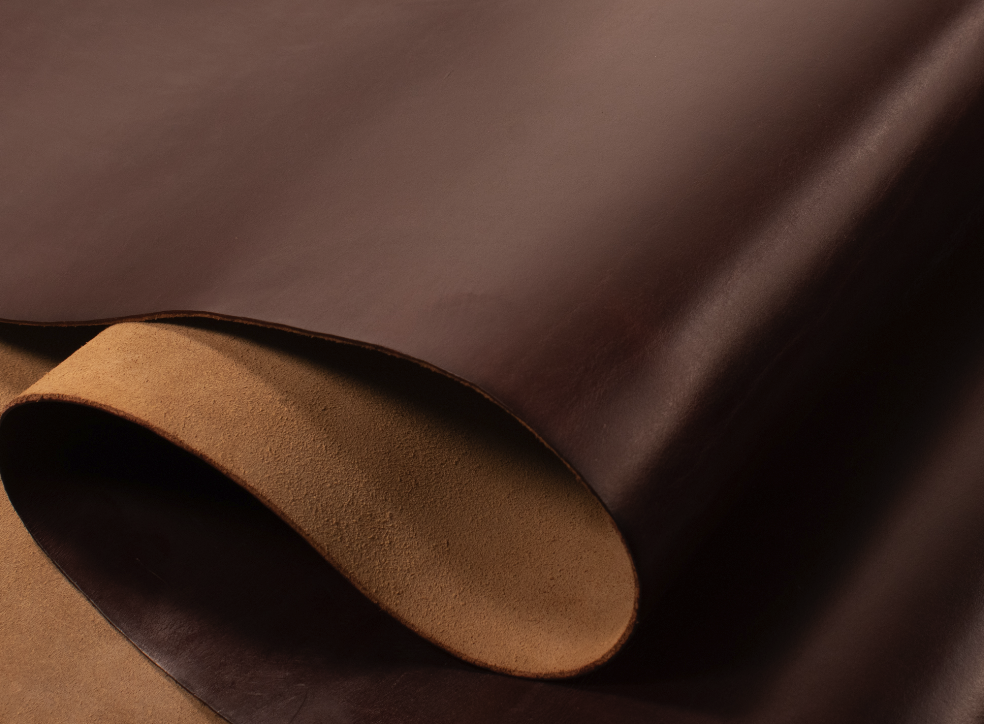 Horween Chromexcel Chicago Brown leather swatch