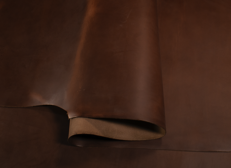 Horween Chromexcel Dark Natural leather swatch