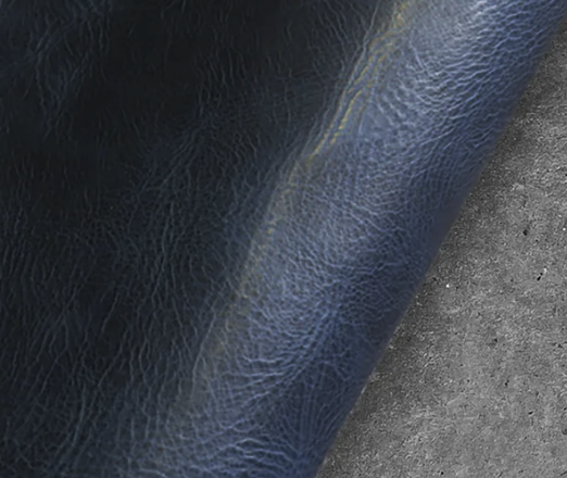 Badalassi Carlo Waxy Navy leather swatch