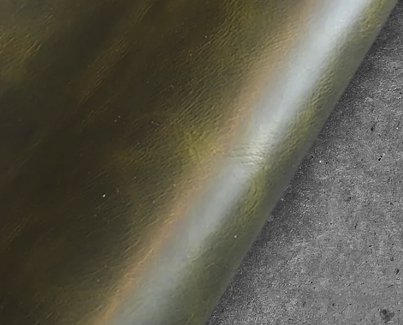 Badalassi Carlo Waxy Olive leather swatch