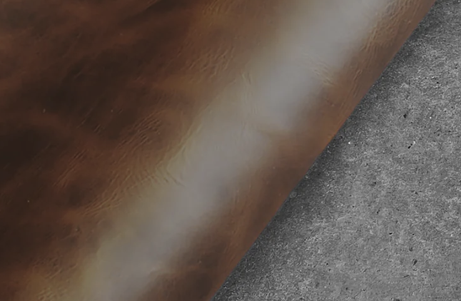 Badalassi Carlo Waxy Walnut leather swatch