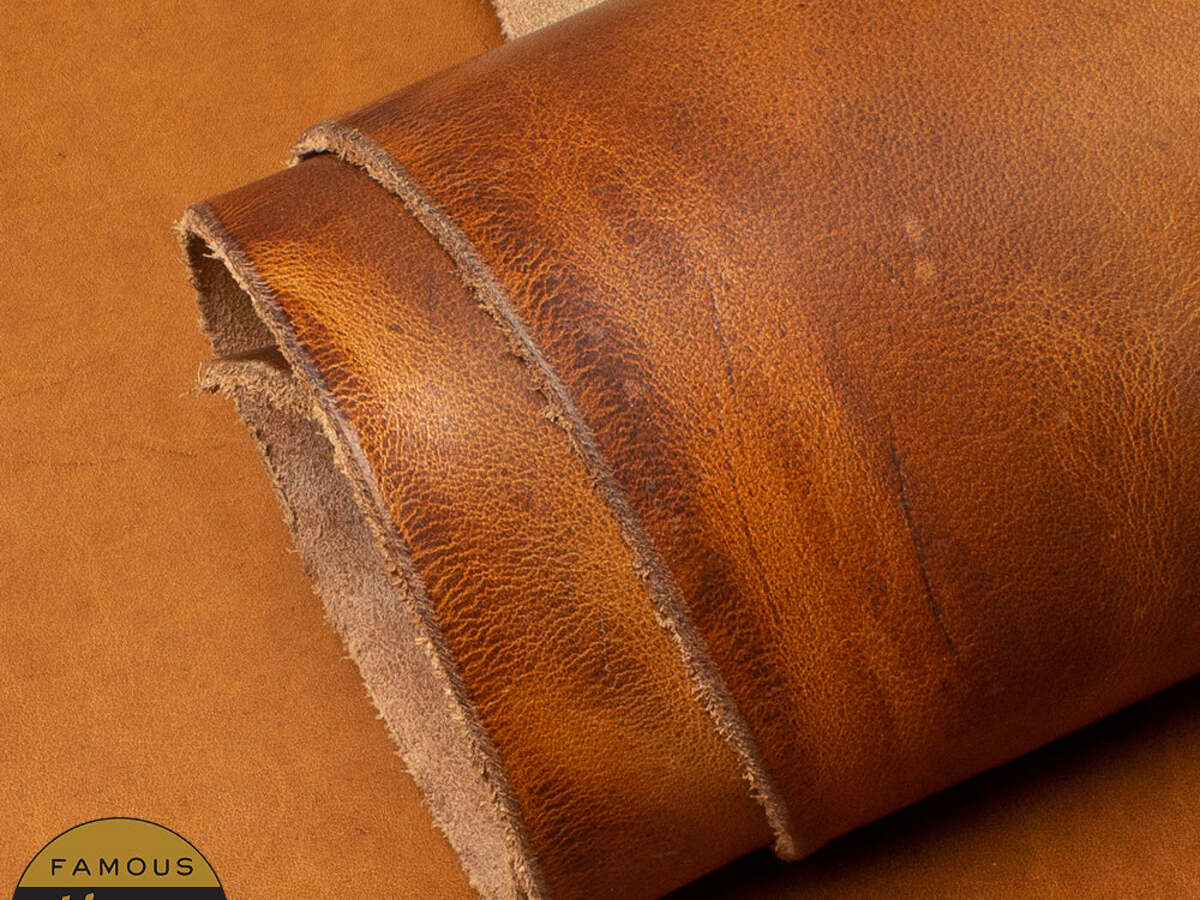 Horween Dublin leather texture
